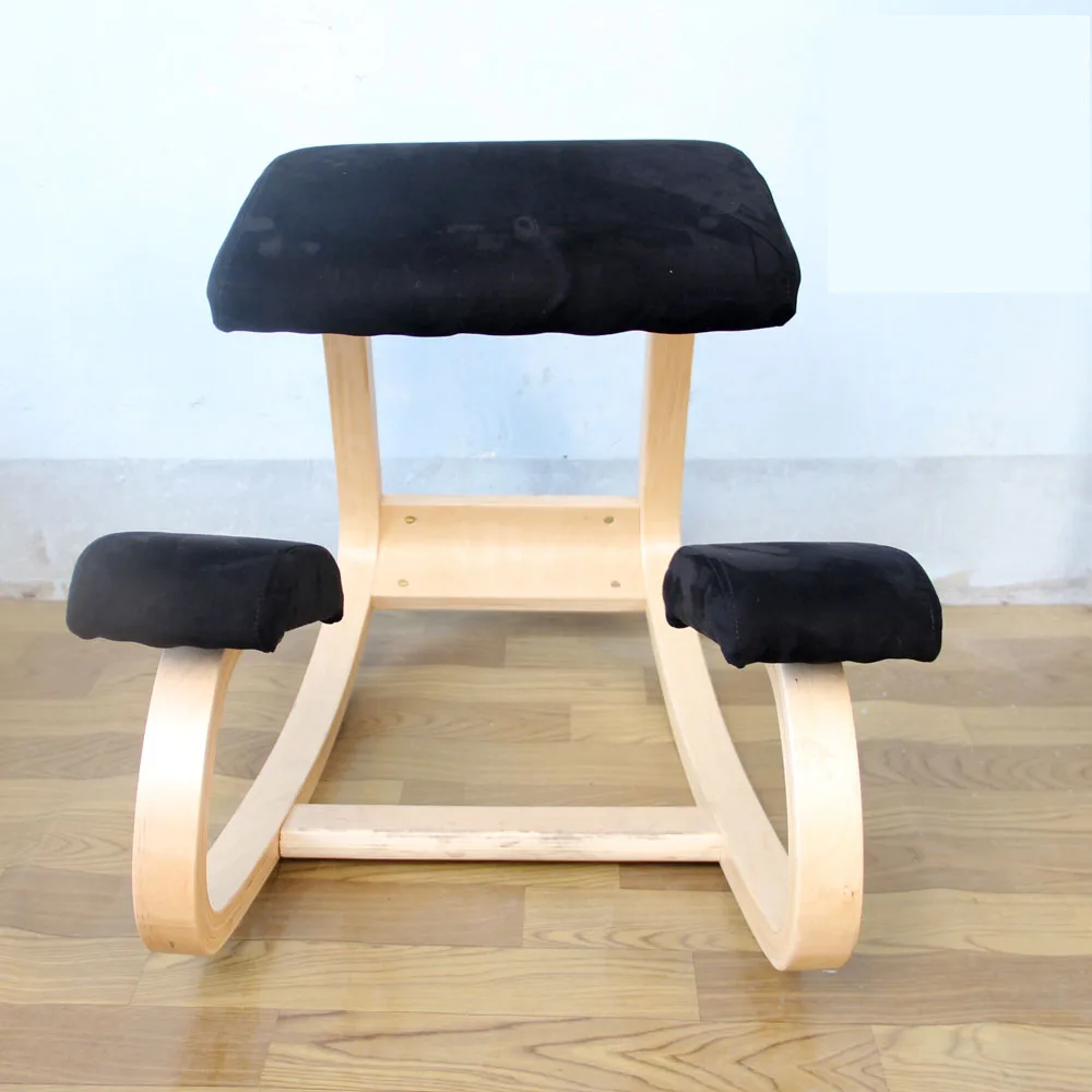 Эргономичный стул на коленях, стул, мебель, качалка, деревянный, на коленях, компьютерное кресло, дизайн, Правильная осанка, анти-близорукость, стул