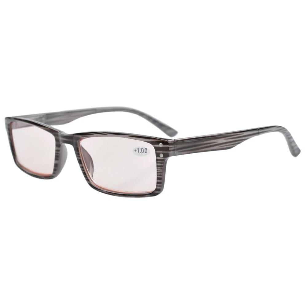 

CG057 Eyekepper UV Protection,Anti Glare/Blue Rays,Computer Reading Glasses Amber Tinted Lenses Readers Men Women