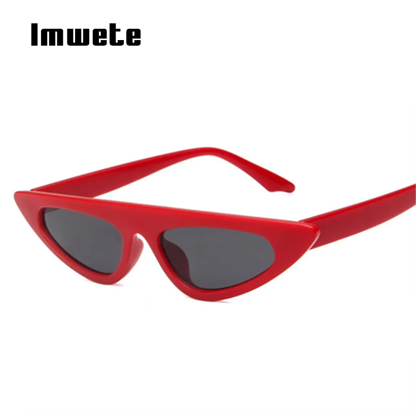

Imwete VIntage Cat Eye Sunglasses Women Luxury Brand Designer Retro Sun Glasses Red Black Eyeglasses Female Eyewear UV400
