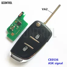 QCONTROL Модернизированный дистанционный ключ костюм для CITROEN C3 Picasso(2006-2010)/C3 Plueriel(2006-2009