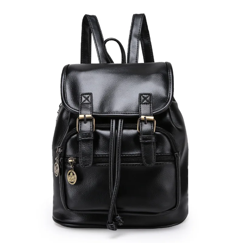 Women Backpacks 2016 Hot Sale Fashion Causal bags High Quality bead female shoulder bag PU Leather Backpacks For Girls,mochila