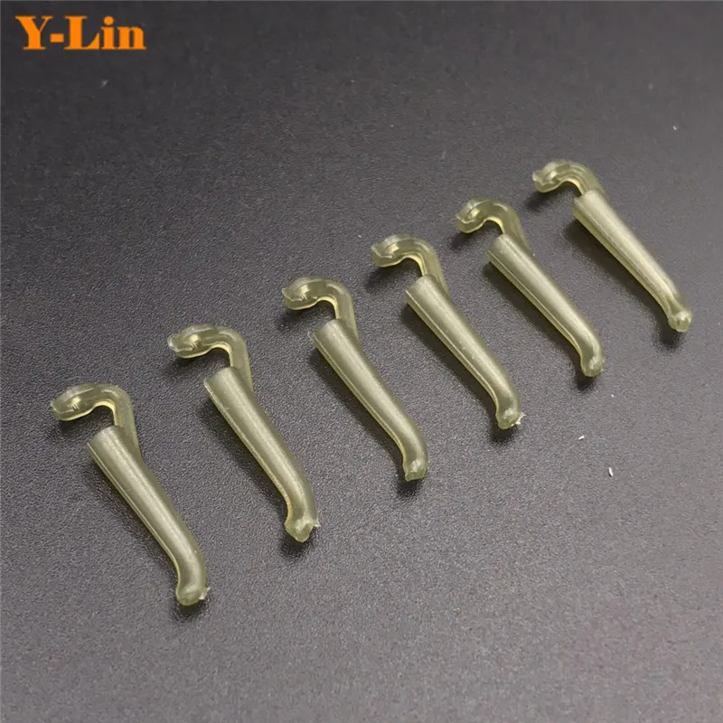 

10pcs Carp fishing matte green hook aligners hair rig kickers hooks stoppers anti tangle sleeve chod buffer sleeve clips tube