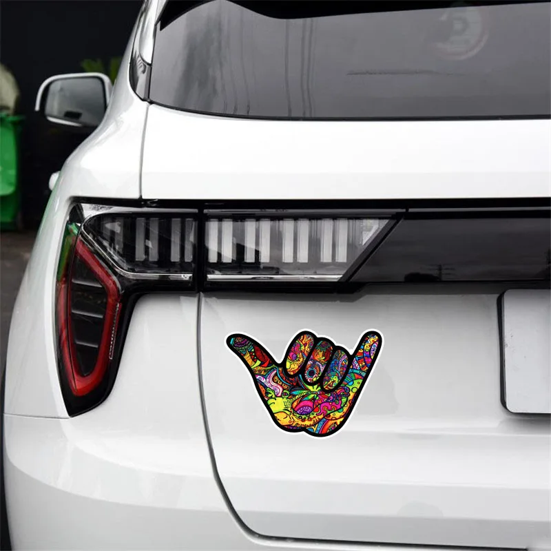 

Hand Graffiti Stickers Interesting Automotive Stickers Decorative Properties of PVC Stickers for Automobile Body Modeling