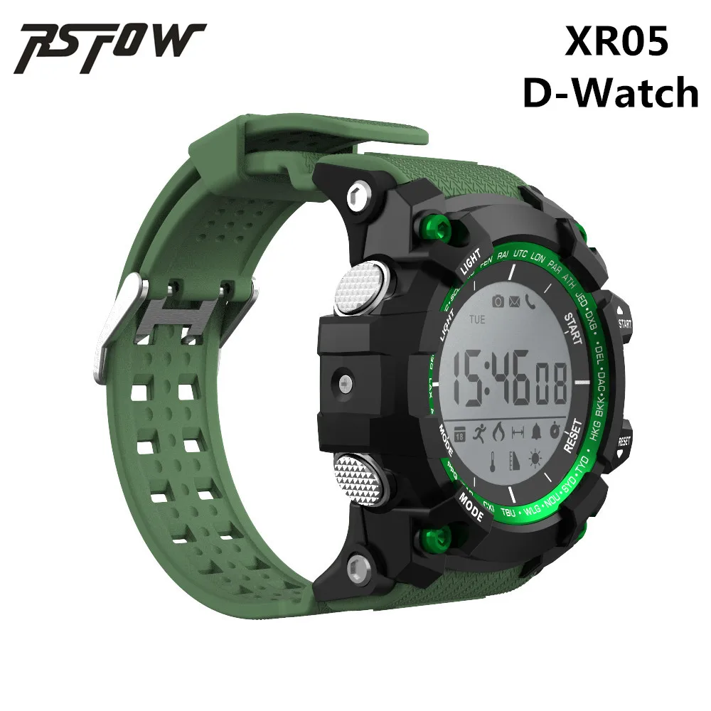 RsFow XR05 Montre Smart Watch D-Montre Bluetooth IP68 Étanche Montres Jogging Ultraviolet Altitude Pression D'air Pour Android et IOS téléphone