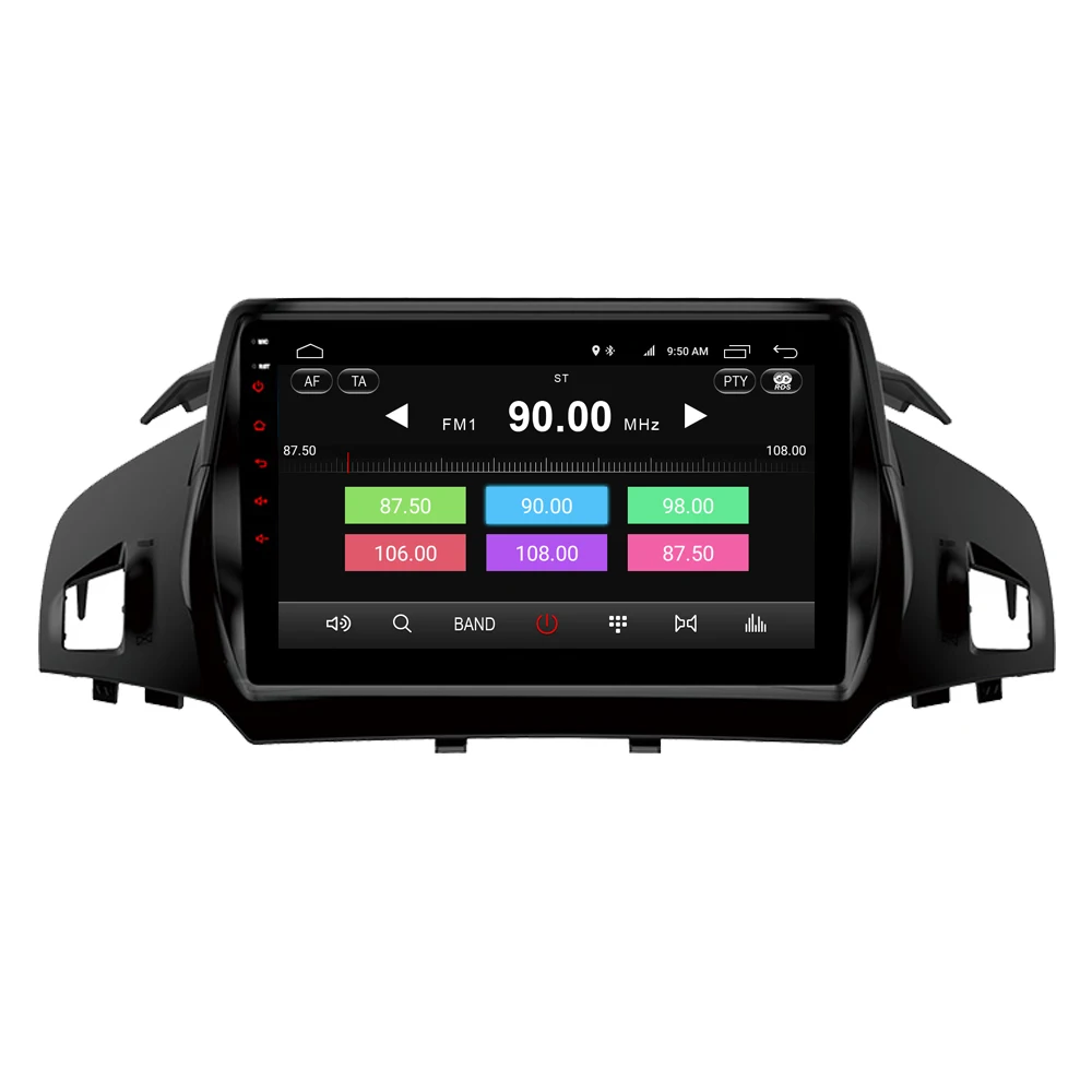 Excellent RoverOne Android 9.0 Octa Core Car Radio GPS For Ford Kuga Escape 2013 - 2017 Touchscreen Multimedia Player Stereo Head Unit 5