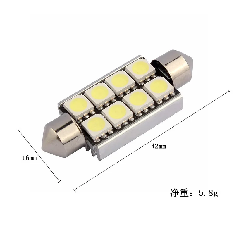 

5w Vehicle license plate lamp Ceiling lamp Reading lamp LED white light High power Signal lamp for Car accessories