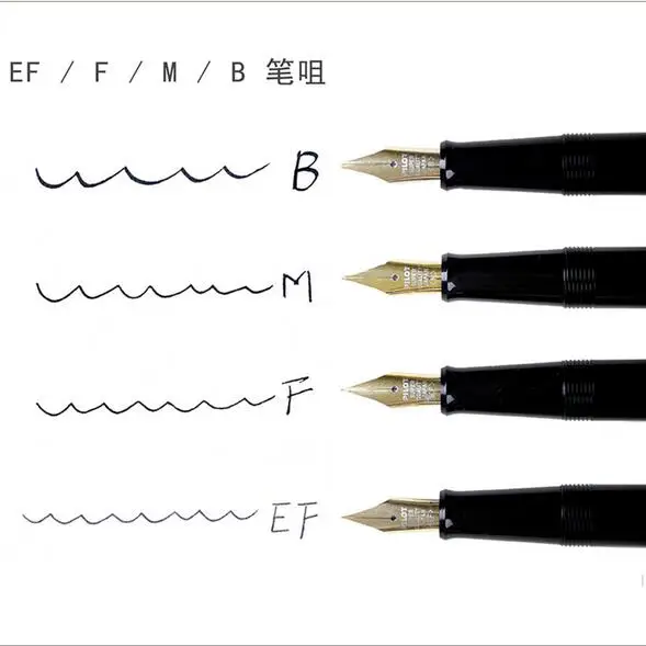 Высокое качество, бренд PILOT, 78 г+,, 22 K, золотой перьевая ручка, F EF M, пишущие чернила, ручки для студентов, подарок, офисные, школьные принадлежности