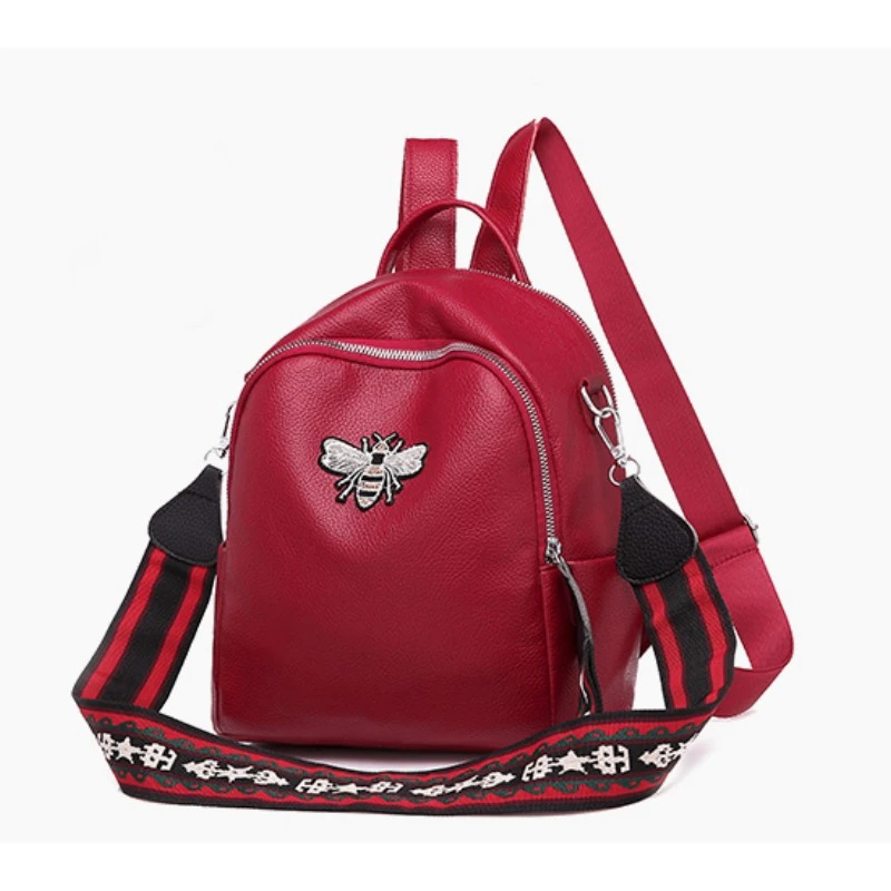 Wei De diseño marca famosa portátil cintura Carteras Mujer De escuela bolsas para niñas mochila b NVBM6939|Mochilas| - AliExpress