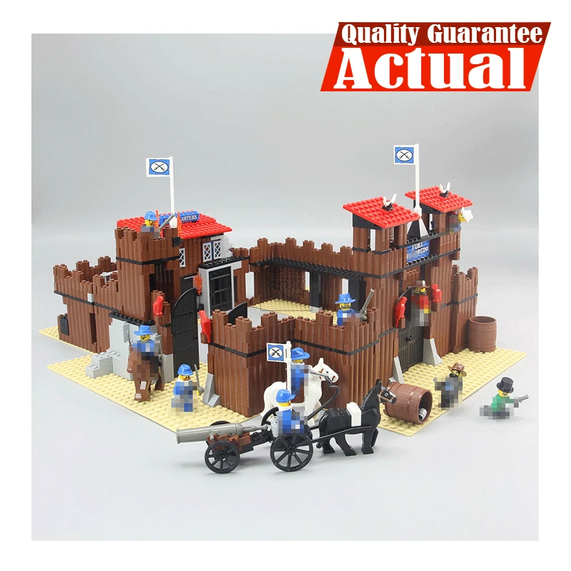 

LEPIN 33001 The Idian Cowboy`s Castle Creative Creator Building Blocks Bricks DIY Toys For children Model 742PCS legoINGly 6769