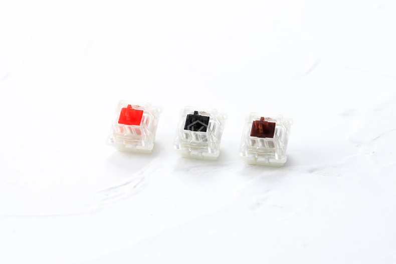 Бесшумный переключатель gateron 3pin 5pin красный черный коричневый для