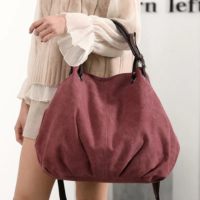 

1 Pcs Women Lady Shoulder Crossbody Bag Handbag Canvas Casual Durable for Travel PO66