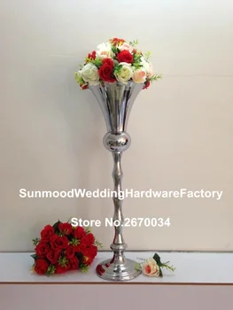 

New design elegant sliver mental Wedding road lead decorative pillar/column for wedding and events