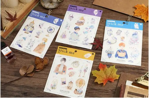 

A lonely dreamer Decorative Planner Stickers DIY Diary Scrapbooking Phone Index Seal Stickers Escolar
