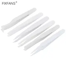FIXFANS набор из 6 прецизионных Пластик комплект пинцетов Антистатический ESD Пинцет Набор зажимные плоскогубцы для электроники ремесло ремонтный инструмент своими руками