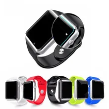 A1 W8 Smart Watch Bluetooth Smartwatch Phone Support SIM TF Card Smart Watches With Silicone Strap Smartphone VS DZ09 U8 GT08