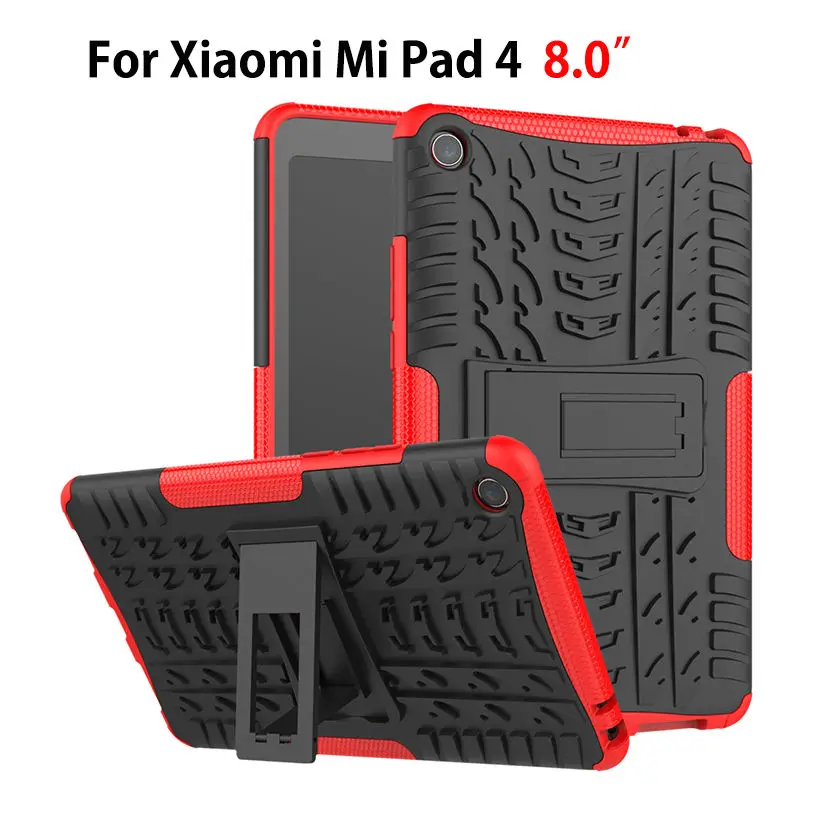 Чехол для Xiaomi mi Pad 4 mi pad4, 8,0 дюймов, сверхпрочный чехол 2 в 1, гибридный прочный Чехол-подставка для планшета