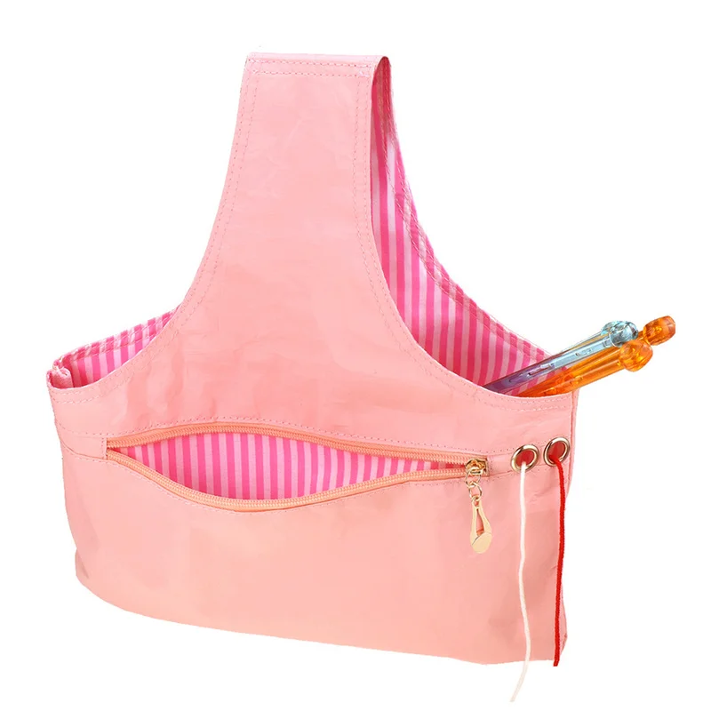 

Storage Bag for Knitting Needle Yarn Eco-friendly Waterproof Paper Household Organizer Bags for DIY Arts Sewing Tool