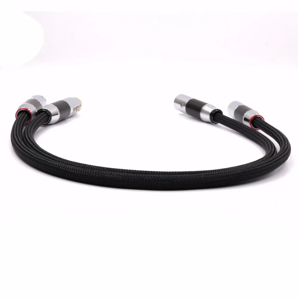 SQ 88B G5 кабель 5N Чистый медный Посеребренный разъем XLR из углеродного волокна Hifi