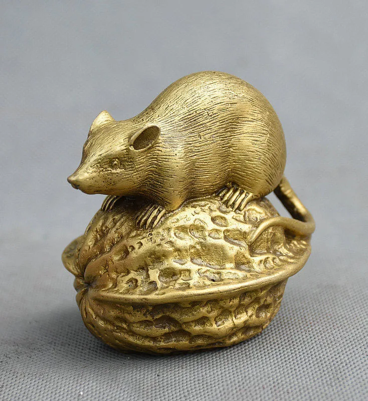 Chinese Feng  shui  Pure Copper Brass Lucky  Zodiac Animal  