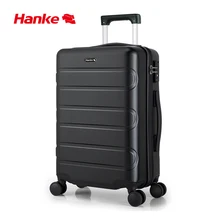 Hanke чехол на колесиках для путешествий, сумка для багажа для мужчин и женщин, чехол на колесиках, чемодан на колесиках 20, 24 дюйма, ручная работа, Прямая поставка, H9800