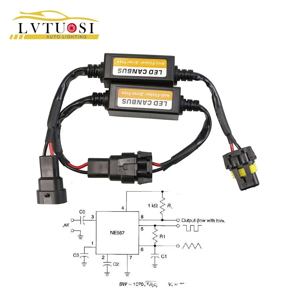 LVTUSI H4/H7/H8/H11/H13/HB3(9005)/HB4(9006) Canbus жгут проводов адаптер светодиодный автомобильный головной светильник авто светодиодный светильник CANBUS BE