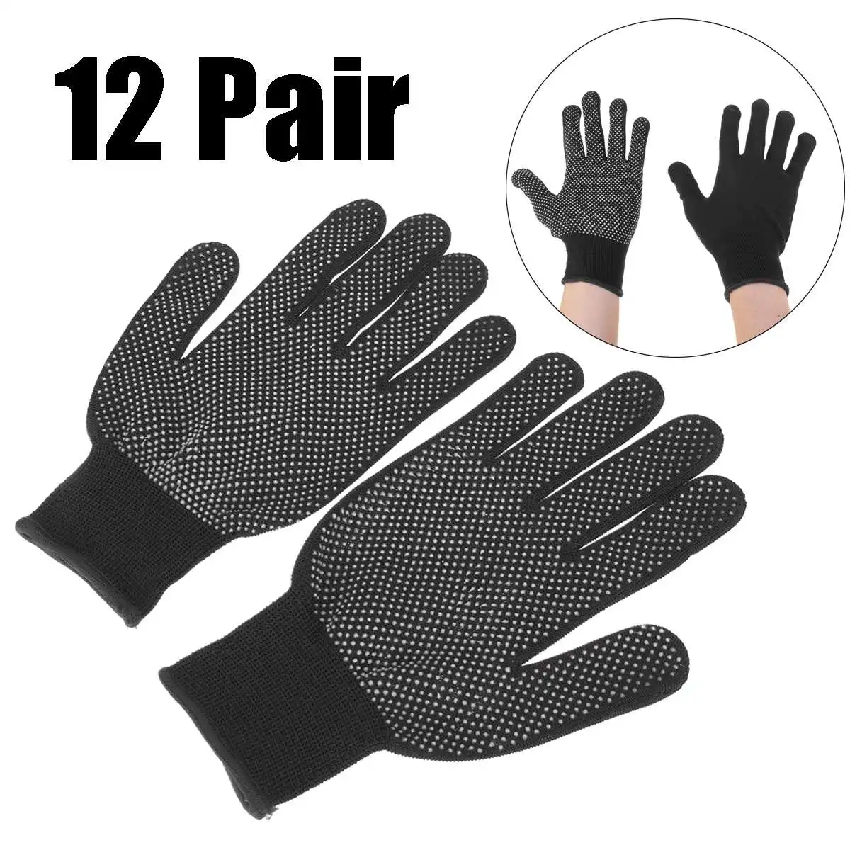 

24pcs Work Gloves Hand Security Safety Non-slip Protective Labor Insurance Working Gloves Motorcycle Car Driving Gloves 6 Color