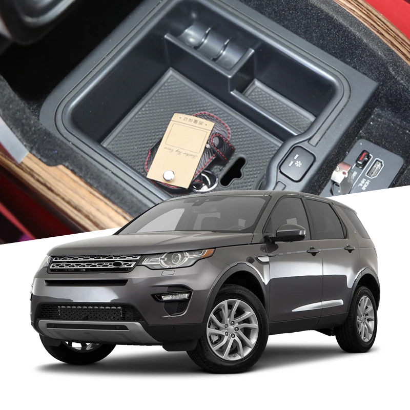

Car Styling Interior Armrest Storage Organizer Box Center Console Tray With Freezer For Range Rover/Range Rover Sport 2018