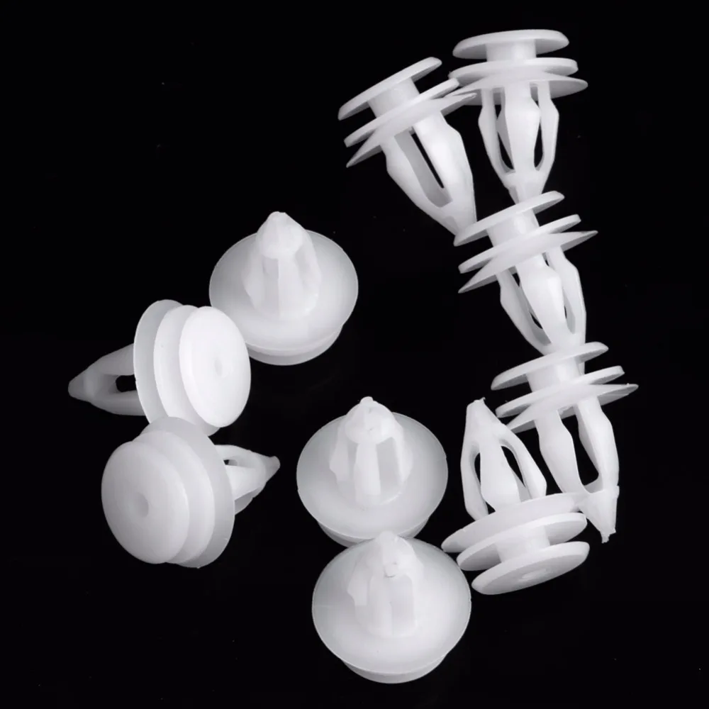 

20Pcs POM White Color garniture porte Panneau Retenue Clips Blanc 3 5 7 E36 E34 E32 E39 M5