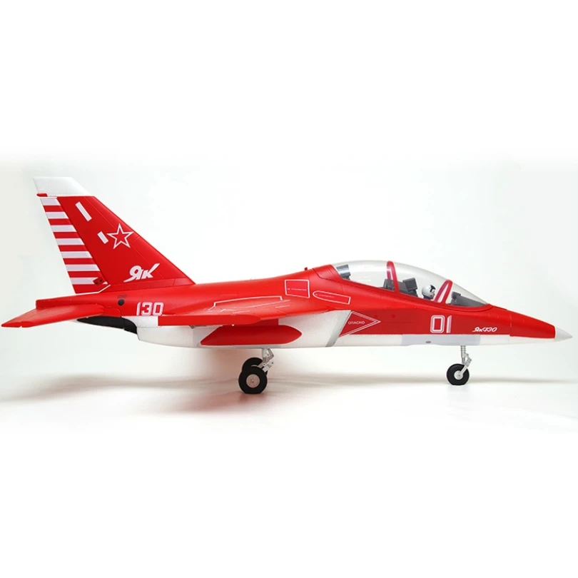 Радиоуправляемый самолет FMS яка 130 V2 70 мм Ducted Fan EDF Jet большой масштаб модель