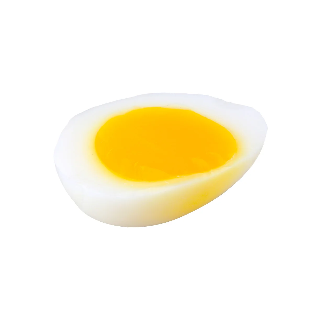 

Poached Egg Stress Relief Toy Food Simulation Fried Egg Party Prank Toy Cute Play Toy For Kids And Adults (Semi-Cut Egg)
