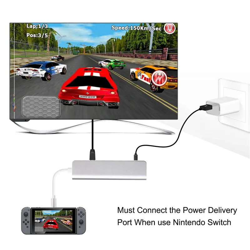 Dex Station for Samsung USB C To HDMI 4K Adapter TYPE C Hub for Galaxy Note9 8 S10 S8 Plus MacBook
