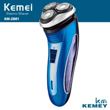 Kemei Wareless Electric Shaver Floating Three Segment Razors Rechargeable Wholesale Men Beard Knife Rotary 3 Knife Heads KM-7350