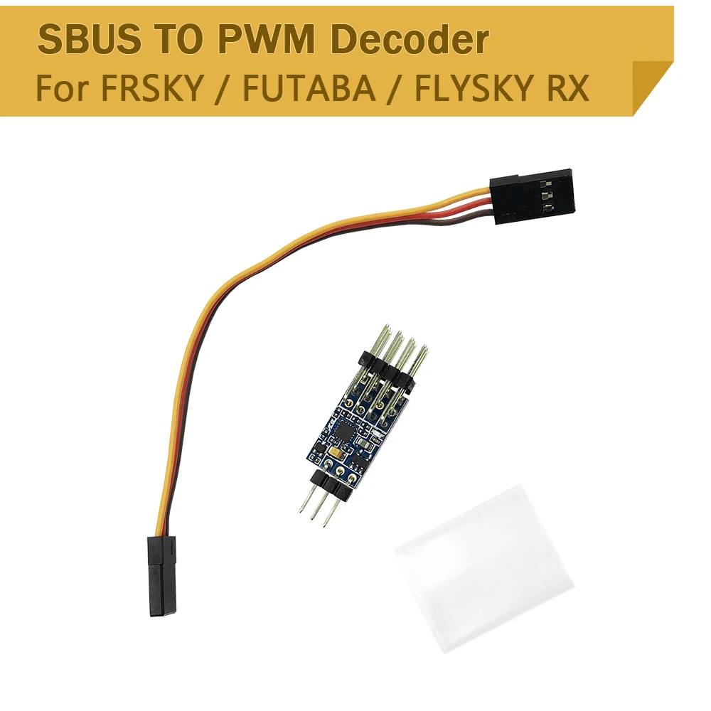 SBUS To PWM Декодер для Futaba FrSky X4RSB RX4R XM + XSR R9MM приемник|Детали и аксессуары| |