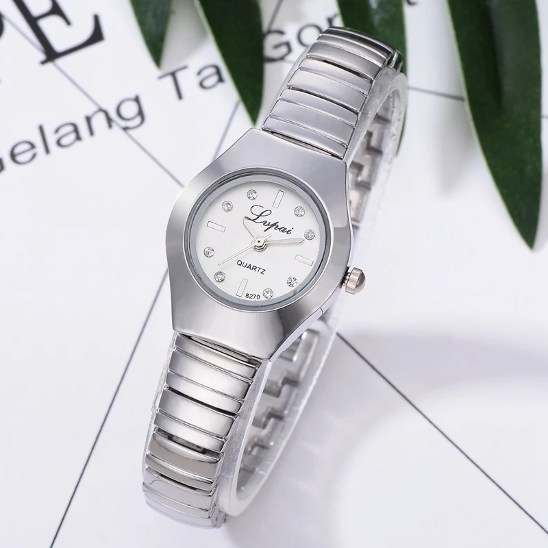 Lvpai известный бренд Для женщин модные роскошные часы из розового золота сплава наручные часы с бриллиантами 2018 новое платье дамы кварцевые