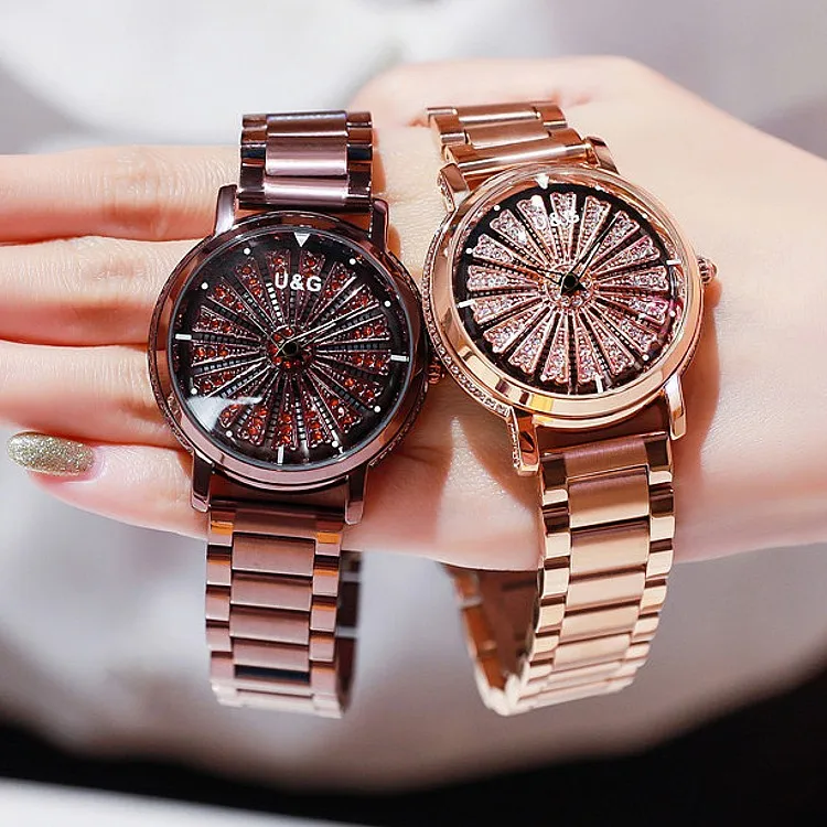 

Top Brand 2019 Luxury Diamond Wrist Hand Crystal Fashion Quartz Watch For Women Stylish Ladies Girls Watches Female Wristwatch