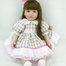 Мода Reborn винилсиликоновых Детские куклы сопровождать Спящая реалистичные принцесса малышей Кукла Малыш Рождество День рождения Бутик подарков
