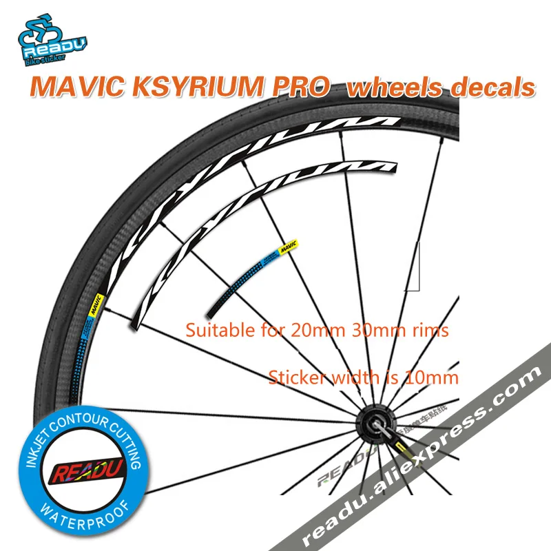 KSYRIUM PRO Road Bike Wheelset stickes decals bicycle Wheel rims