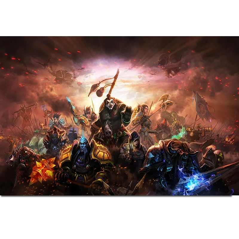 

Full Square 3D Diamond Painting "World of Warcraft" Game Diamond Embroidery Cross Stitch 5D Diamond Mosaic Decor Unframed ZX2821