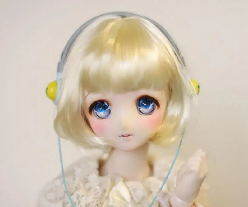 1 шт. детская игрушка ручной работы 1/6 1/4 1/3 кукла аксессуары BJD/SD парик золотая