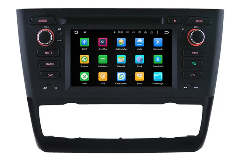 Best Android 8.0 Car DVD Player for BMW 1 Series E81 E82 E87 E88 with GPS Navigation Radio BT USB SD AUX WIFI Audio Stereo 4G + 32G 2