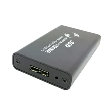 Мини PCIE mSATA SSD твердотельный жесткий диск USB 3 внешний жесткий диск коробка черный