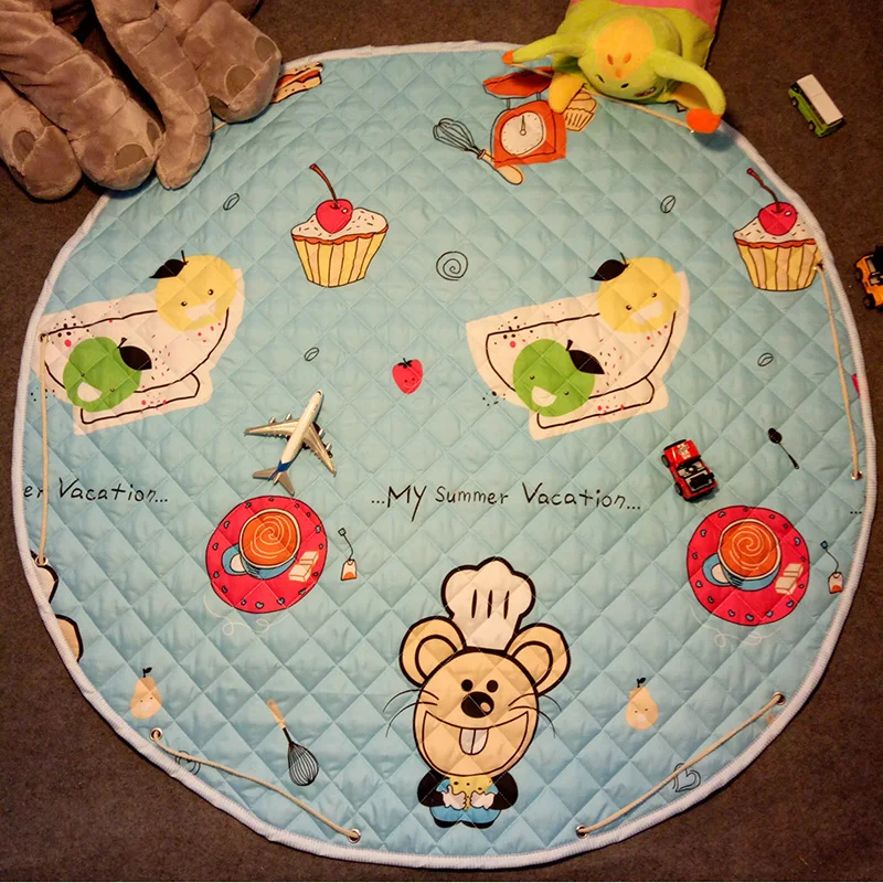 Storage Play Mats Comfortable Soft High Quality Cotton Baby Game Pad