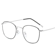 Дикий синий светильник, блокирующие очки, квадратные очки, оправа, корейская мода, литературные студенты Харадзюку, синий светильник, блокирующие очки