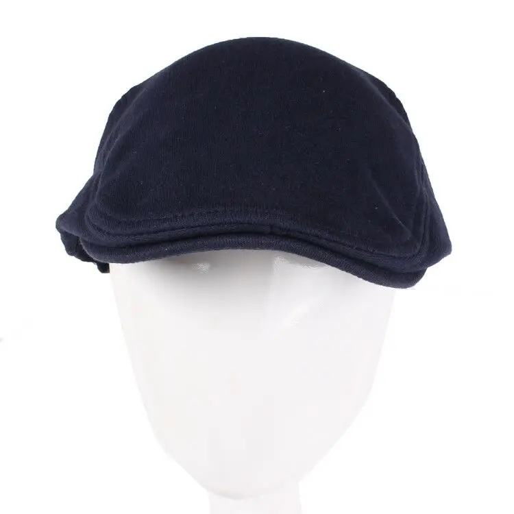 Difanni осень зима мужская Мода вельветовые милые дамские шляпы винтажные трендовые Топ Fedora шляпа для женщин Восьмиугольные шляпы - Цвет: Navy