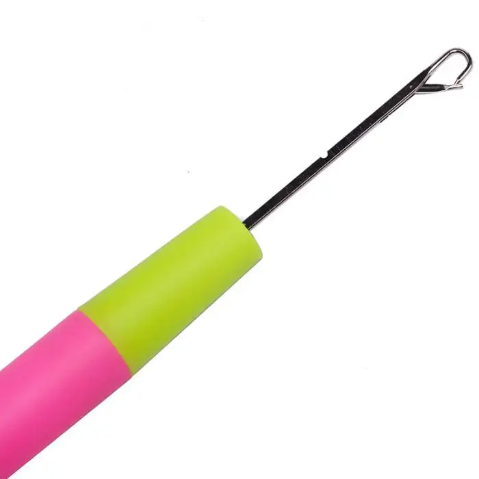 4pcs/set 15cm Hair Extension Tools Plastic Handle Wig Needle Crochet Hook 789