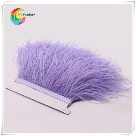 21 light purple ostrich feather fringe 2