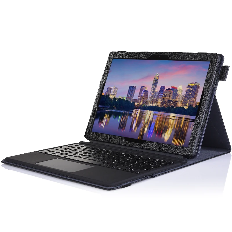 Новинка 12,3, чехол для Dell Latitude 5285, 2 в 1, защитная клавиатура для планшета, роскошный первый слой из натуральной воловьей кожи, чехол-подставка