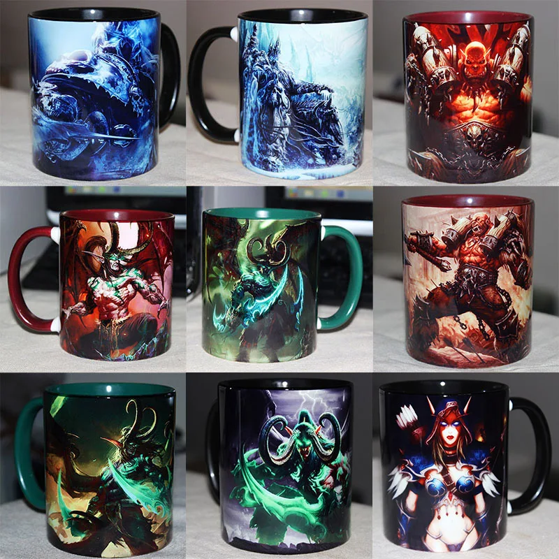 

New For The Horde Mug 12 Style Ceramic Coffee Mug Milk Tea Cups Creative WOW Figure Mugs Cool Gift Drop Shipping