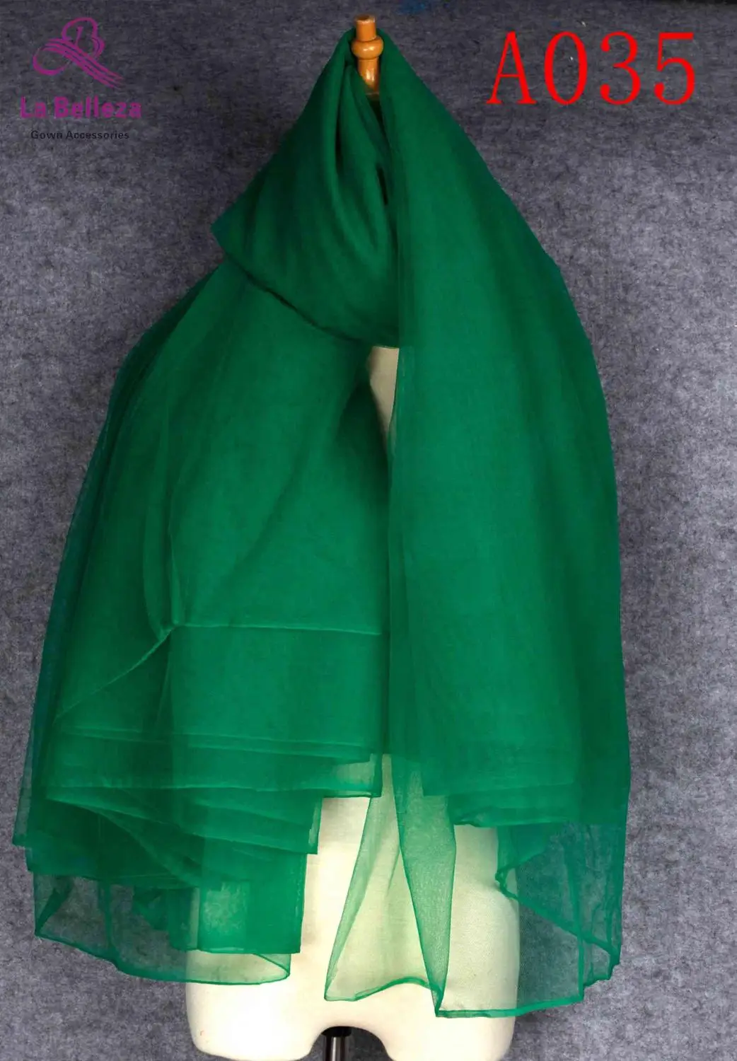 10 ярдов/партия, многоцветная, хорошее качество, чистая пряжа, ткань для вечернего/свадебного платья, сетчатая подкладка 150 см - Цвет: A035 Green