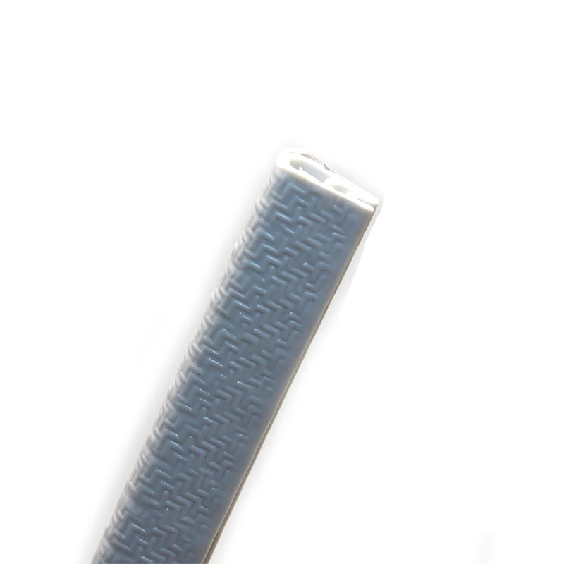 Высокое качество анти столкновения боковой двери край защита автомобиля резиновый бампер полоса железные листы декоративные полосы стикер полоса - Цвет: 5M White strip